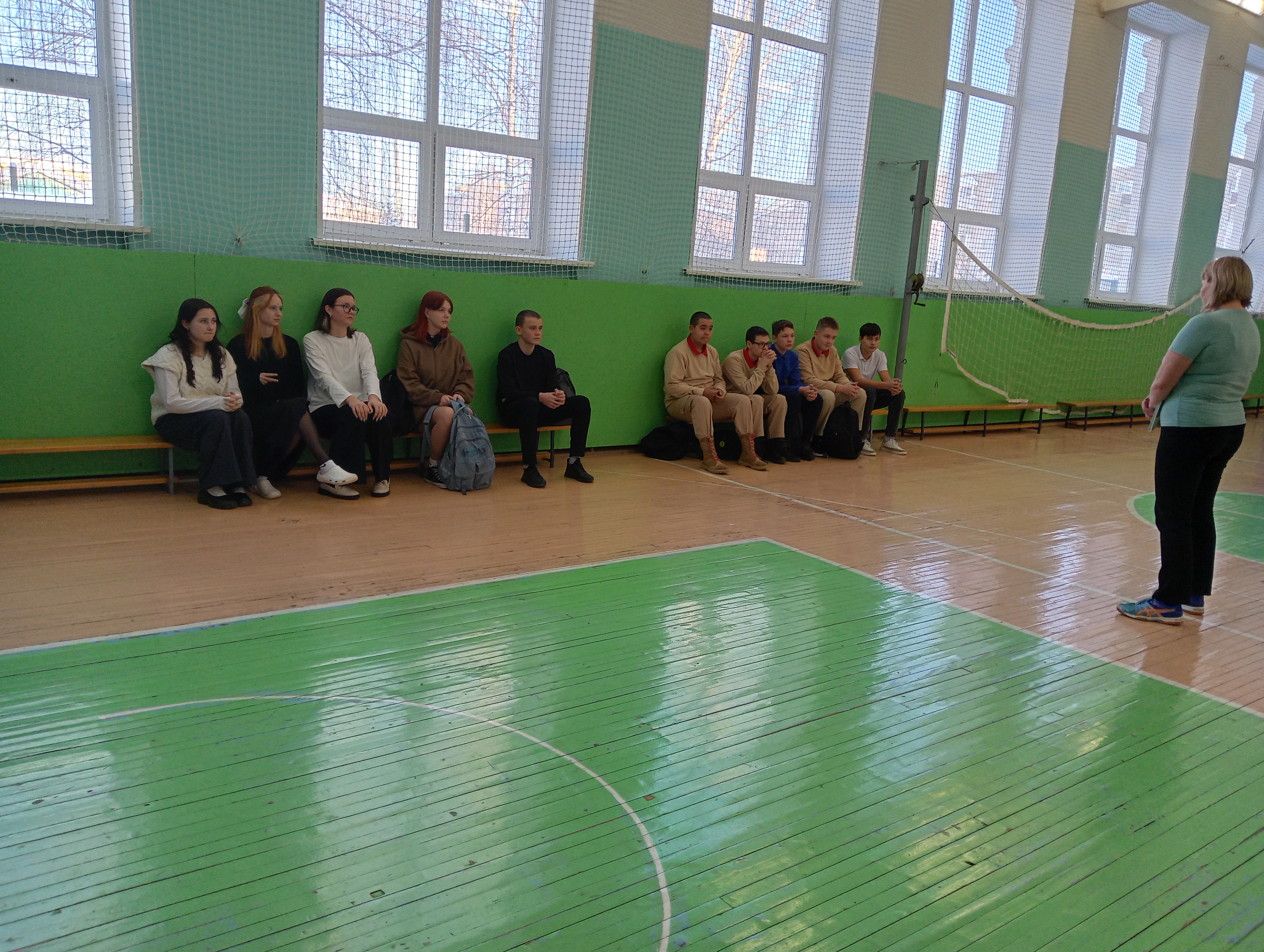 Заседание школьного спортивного клуба.